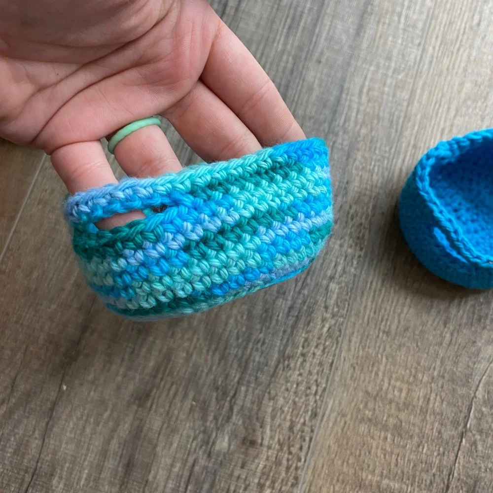 Handmade crochet nesting